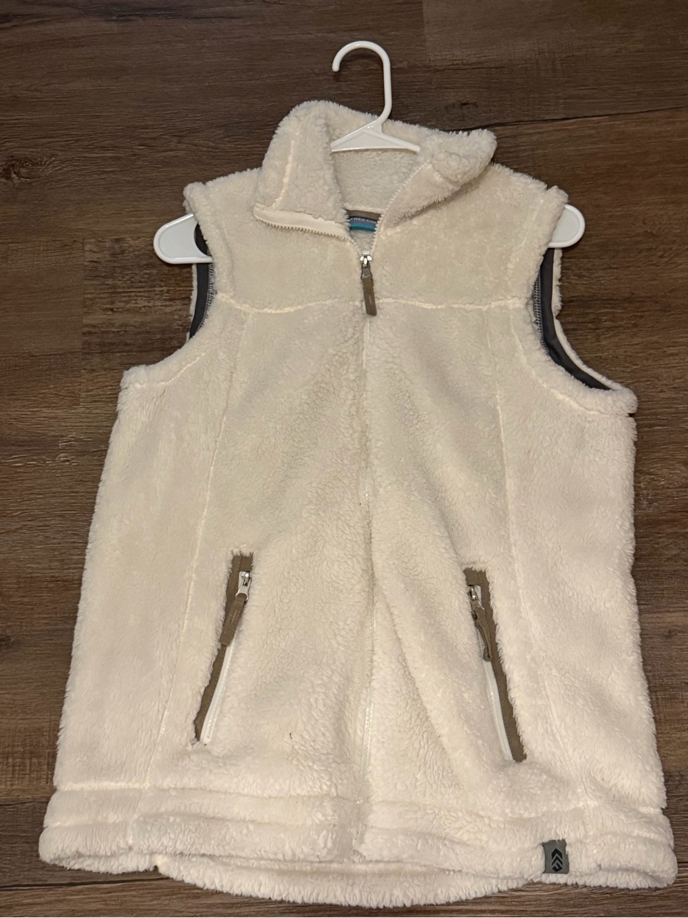 Free Country Cream Sherpa Fleece Vest